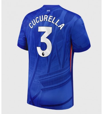 Lacne Muži Futbalové dres Chelsea Marc Cucurella #3 2025-26 Krátky Rukáv - Domáci